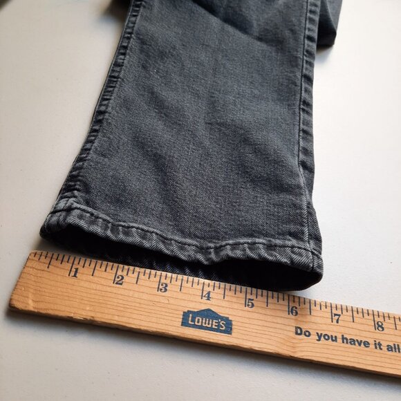 Mott & Bow Jeans Womens 28x32 Gray Black Boyfriend Slim‎ Straight Stretch Denim - Picture 10 of 11